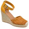 Journee Collection Sierra Womens Comfort Insole Macrame Wedge Sandals In Multi