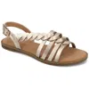 Journee Collection Solay Braided Strappy Sandal In White