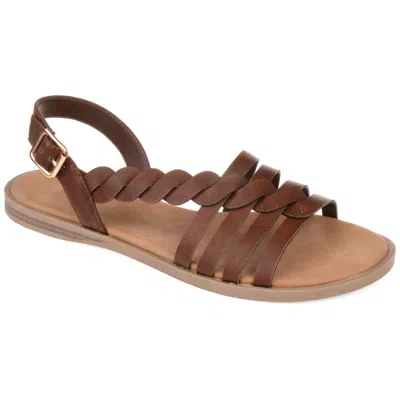 Journee Collection Journee Women's Solay Sandal In Brown
