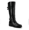 Journee Collection Journee Women's Sonny Knee High Wide-calf Casual Boots In Black