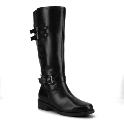 Journee Collection Journee Women's Sonny Knee High Wide-calf Casual Boots In Black