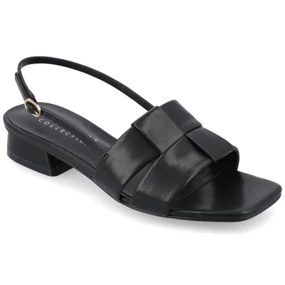 JOURNEE COLLECTION JOURNEE WOMEN'S TABATHA MEDIUM AND WIDE WIDTH FLAT SANDALS