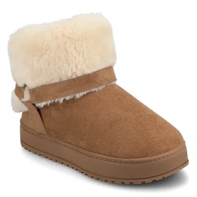 Journee Collection Journee Women's Thada Slipper Bootie In Blue