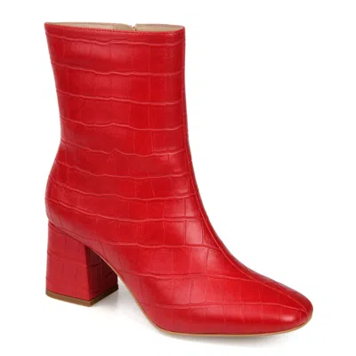 Journee Collection Journee Women's Trevi Bootie In Red