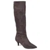 Journee Collection Vellia Womens Faux Suede Wide Calf Knee-high Boots