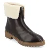 Journee Collection Women's Fynn Booties In Brown