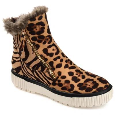 Journee Collection Journee Women's Tru Comfort Foam Jezzy Wedge Bootie In Multi