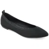 Journee Collection Journee Women's Tru Comfort Foam Wide Width Veata Flat In Black
