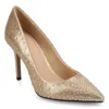 Journee Collection Journee Women's Venus Stiletto Dress Pumps In Gold