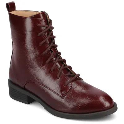 Journee Collection Journee Women's Vienna Boot In Burgundy
