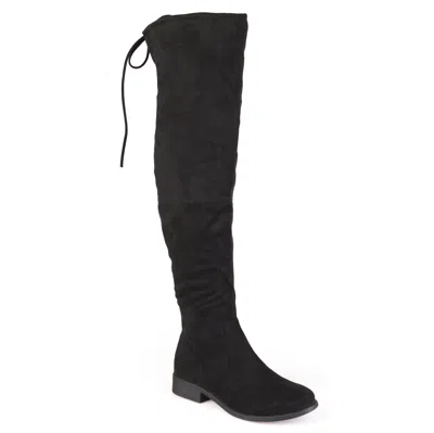 Journee Collection Journee Women's Wide Calf Mount Boot In Black