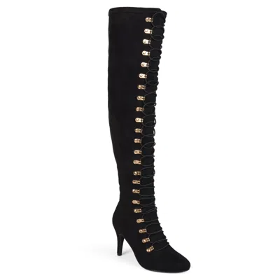 Journee Collection Journee Women's Wide Calf Trill Boot In Black