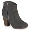 Journee Collection Journee Link Round Toe Bootie In Pink