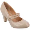 Journee Collection Windy Mary Jane Pump In Grey