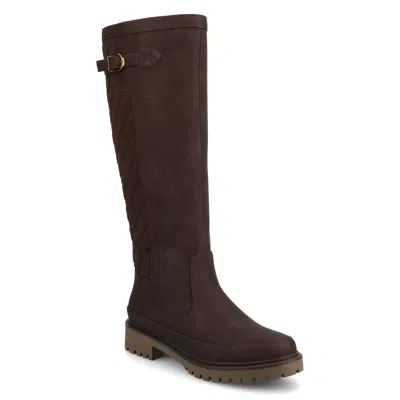 Journee Collection Journee Women's Zemmie Knee High Casual Quilted Boots In Multi