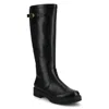 Journee Collection Journee Women's Zemmie Knee High Casual Quilted Boots In Black