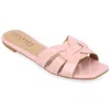 JOURNEE COLLECTION JOURNEE WOMENS ARRINA FLAT SANDALS