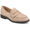 Journee Collection Journee Womens Brooks Penny Loafer In Nude