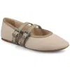 Journee Collection Journee Womens Florene Casual Mary Jane Flats In Neutral