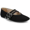 Journee Collection Florene Double Buckle Mary Jane Flat