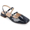 Journee Collection Journee Womens Gretchenn Wide Width Flats In Black
