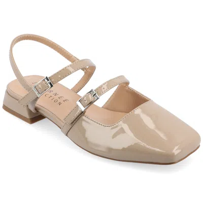 Journee Collection Journee Womens Gretchenn Wide Width Flats In Grey
