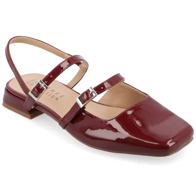 Journee Collection Journee Womens Gretchenn Wide Width Flats In Pink