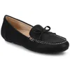 Journee Collection Journee Womens Novella Medium And Wide Width Driving Loafer In Black