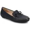 Journee Collection Journee Womens Novella Medium And Wide Width Driving Loafer In Blue