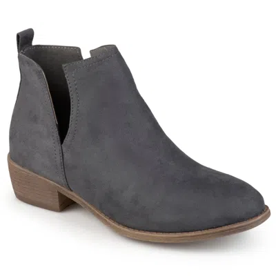 JOURNEE COLLECTION JOURNEE WOMENS RIMI PULL ON STACKED HEEL BOOTIES