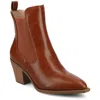Journee Collection Journee Womens Rosemary Western Chelsea Booties
