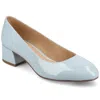 Journee Collection Journee Womens Saarii Wide Width Pumps In Patent/blue