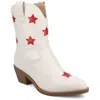 Journee Collection Journee Womens Underwood Medium And Wide Width Western Star Detail Ankle Booties