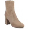 Journee Collection Journee Womens Vivia Medium And Wide Width Stretch Dress Booties In Gray