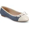 Journee Collection Kaiah Ballet Flat In Blue