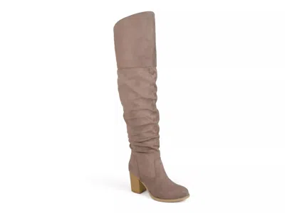Journee Collection Kaison Overtheknee Boot In Brown