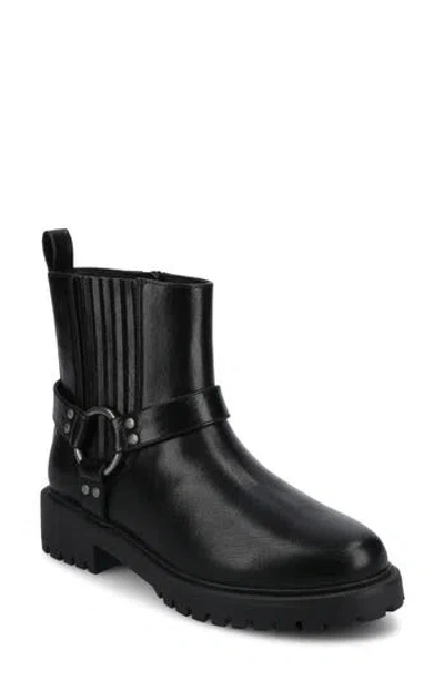 Journee Collection Kalistah Lug Sole Boot In Black
