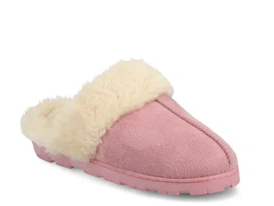 Journee Collection Kalli Clog Slipper In Pink