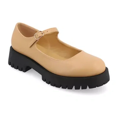 JOURNEE COLLECTION KAMIE WOMENS ROUND CLOSED TOE MARY JANE SHOES