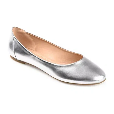 JOURNEE COLLECTION KAVN WOMENS ROUND BALLET FLATS