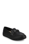Journee Collection Kaya Horsebit Loafer In Black