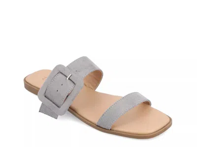 Journee Collection Kerris Sandal In Gray