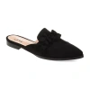 Journee Collection Kessie Womens Pointed Mules In Black