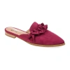 Journee Collection Kessie Womens Pointed Mules In Pink