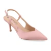 Journee Collection Knightly Womens Pointed Closed Toe Stiletto Heel Pumps In Pink