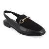 Journee Collection Lainey Womens Square Closed Toe Mules In Black
