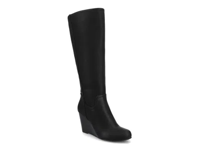 Journee Collection Langly Wedge Boot In Black