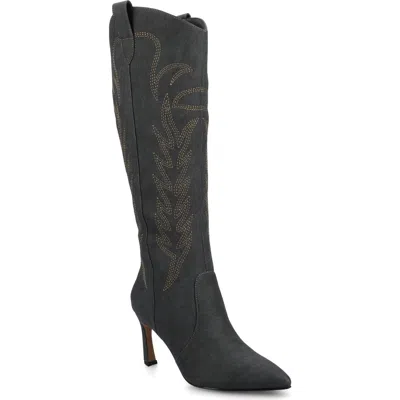 JOURNEE COLLECTION JOURNEE COLLECTION LARAMIE KNEE HIGH WESTERN BOOT
