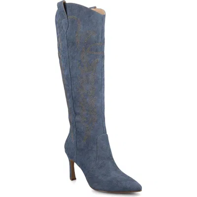 JOURNEE COLLECTION JOURNEE COLLECTION LARAMIE KNEE HIGH WESTERN BOOT