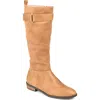 Journee Collection Women's Lelanni Wide Calf Tall Boots Women's Shoes In Tan